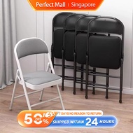 PM (No Installtion Required) Foldable Chair Folding Chair Conference Chair  Waterproof Seat Dining Chair Office Chair