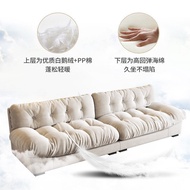 Style Sofa Down Sofa Italian Living Room Cream Inline Fabric Cloud Sofa Small Apartment baxter Suede
