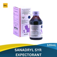 SANADRYL SYR EXPECTORANT 120mL