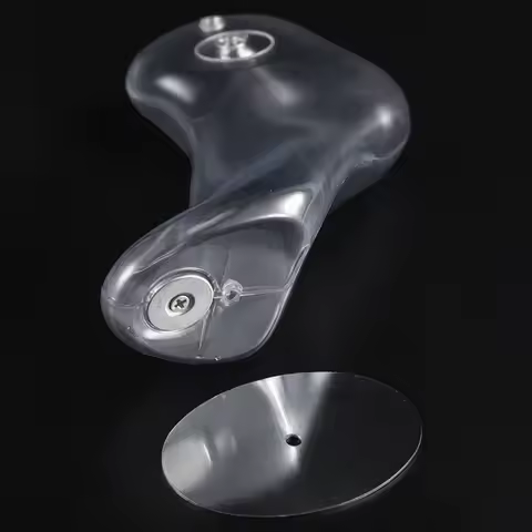 Adjustable Magnetic Pvc Foot Display Stand Transparent Sock Modeler Professional Photography Prop Fo