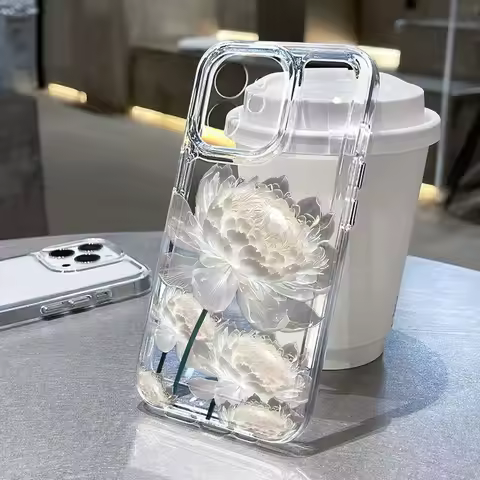 Lotus Flower Phone Case For Xiaomi Redmi Note 13 12 11 10 9 8 Pro 10C 13C 12C 14C Case Poco X6 X5 X3