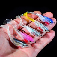 5pcs Soft Lures 2.2" Length 5.2g Weight Bait with 1 Hook Soft Bait Top Quality Fishing Lure or Fishi