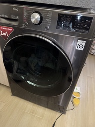 最遲31/5下晝要攞 黑色LG ThinQ 智能二合一洗衣乾衣機8.5/5kg  [597 x 850 x 475mm] (價錢可議）
