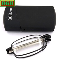 Black folding frame glasses (868) from 1 degree to 4 degrees, farsighted glasses, folding glasses, r
