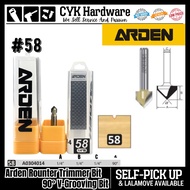 ARDEN Router Bit - 90° V-Grooving Bit ( #58 / #59 / #60 /#61 / #71)