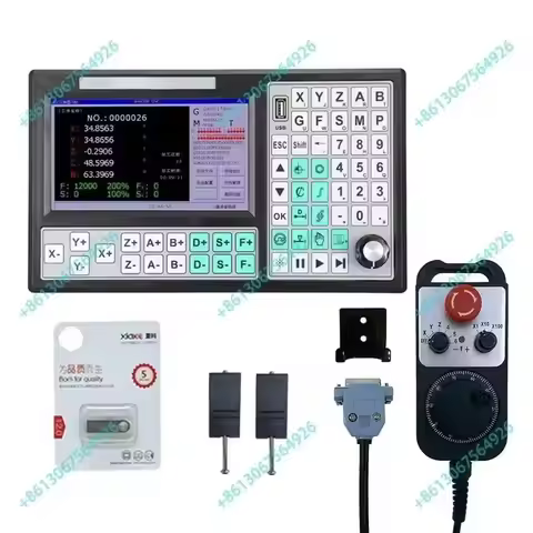 CNC offline controller SMC5-5-N-N 5 axis Support RTCP 500KHz motion control system With 5 axis emerg
