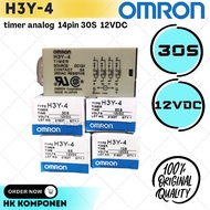 Analog timer on delay 14pin 12vdc 30s h3y-4 omron timer delay