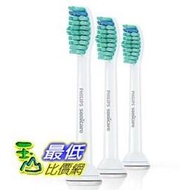 [2美國直購] Philips 原廠 HX6013 Sonicare ProResults 專業替換牙刷頭 標準型3入 適電動音波震動牙刷_AA1