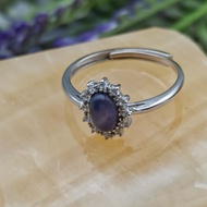 天然高级舒俱來戒指S925 7.8x9.5mm (附证书/With Cert) Natural High Grade Sugilite Ring S925