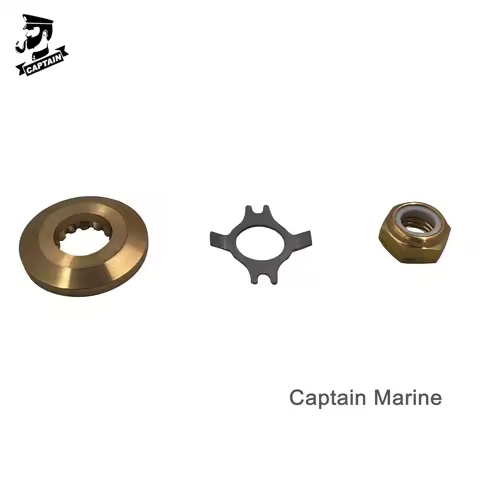 25-70HP Hardware Kit Thrust Washer/Spacer/Nut/Cotter Pin for Mercury Outboard Propeller 30HP 35HP 40