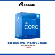 Intel Core i7-12700 / i7-12700F (12-Core/20-Threads) Intel Processor | 12th Gen CPU i7-12700KF