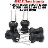 20PCS 0912 I-shape Power Inductor Inductance Copper Coil New 1MH 68uh 100uh 150UH 220 330 470 UH 2.2