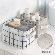 Nordic Style Storage Bag Foldable Durable Fabric Basket Bakul Fabrik