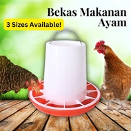 3 Sizes Chicken Feeder Bekas Tempat Makan Ayam Besar Tempat Bekas Makanan Ayam
