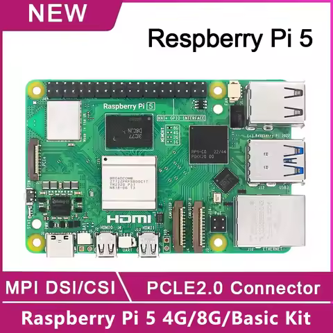 Original Raspberry Pi 5 4GB 8GB RAM Development Board Raspberry Pi 5 Computer Optional Kit