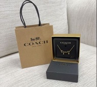 Coach Logo項鍊(金色)