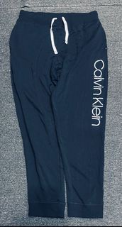 Calvin Klein彈性縮口褲尺寸XL-34-40腰皆可 純棉彈性窄管 透氣舒適日本原裝男女皆可穿 保存良好近乎全新