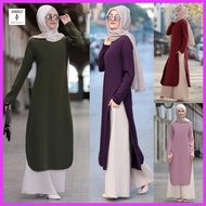 SHEKO Baju Muslimah Set Seluar Wear Plus Size Pakaian Wanita Suit Perempuan Casual Blouse Panjang Lengan Pants Women