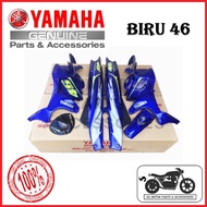 [ORIGINAL HLY ] YAMAHA Y125 Y125ZR 125ZR COVERSET COVER SET BODY COVER BIRU 46 / 46 BLUE