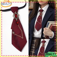 GSWLTT Bow Tie, Vintage Rhinestone Chain Necktie,  Metal Chain Adjustable Womens Tie Concert