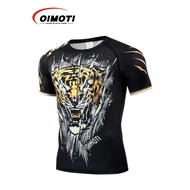 Men's Quick Drying Compression Running T-Shirt Sports Fitness Short Sleeve Gym Jersey Elastic Tight 