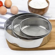 FLOUR STRAINER STAINLESS STEEL MESH STRAINER BASKET