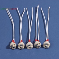 [linshgjkuS] 5Pcs GU5.3 MR16 Lamp Holder G5.3 Enhanced Europe Lamp Base Round Socket 15CM Ceramic La