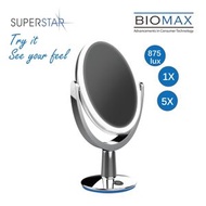 BIOMAX - SuperStar 橢圓高清雙面LED化妝鏡-座枱梳妝化妝鏡