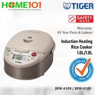 Tiger Induction Heating Rice Cooker 1.0L - 1.8L [JKW-A10S][JKW-A18S]