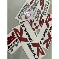 Sticker Type R Fd2r Dc5 FL5 FK8r HD Transparent