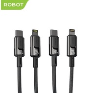 ROBOT Fast Charging Charger Cable RZCC100 60W Type C to Type C, Fast Charging Cable 60Watt Original 