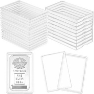 10pcs Direct Fit Coin 29x50 Holder Capsule For 1oz Silver Bar One Troy Ounce Bar