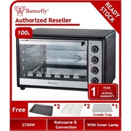 Butterfly 100L Rotisserie &amp; Convection Electric Oven with Turbo Fan BEO-1001 / BEO-5275 / BEO-5246 / BEO-5238 / BEO-5229