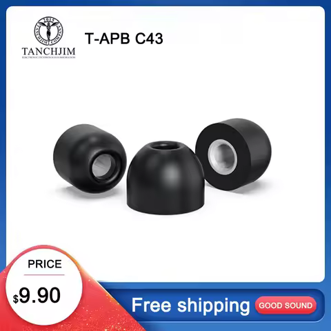 TANCHJIM TAPB-C43 ear tip Pressure Balancing Foam Eartips Noise Cancellation Sound insulation earbud