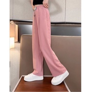 HYS Kids Pants Girl Baby Pants Girl Kid Pants Wide Leg Pants Female Summer New Korean Style Children