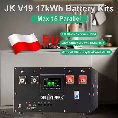 EU Stock V19 JK 15KWH Lifepo4 Battery BMS Box 48V 280AH 320AH 334AH Battery Box DIY Case JK-PB2A16S2