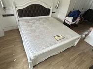 盡其用二手家具生活館 德泰6.1*6.2 雙人彈簧床墊183x188 公分(不包含床架)雙人加大床墊 不含運費3800