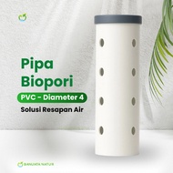 Biopore PVC Pipe 4 Inch 50 cm Thick PVC | Ready-to-Use Precision Hole | Quality Banuata