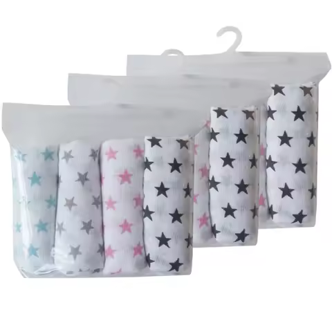 4 Pieces Newborn Muslin Diapers Baby Cotton Nappy Reusable Diapers Repeated Use Gauze Cloth Nappies 