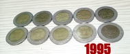 Uang kuno koin kelapa sawit seribu tahun 1995 1997