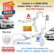 (For 2.4) Estima (2006-18) Heater Hose & Joint ACR50 87209-28A90 87209-28B60 (Please Give Chasis Num