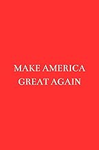 120 Squared Pages Notebook MAKE AMERICA GREAT AGAIN: 6x9 inches, matte paperback cover