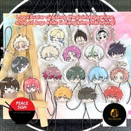 (EXPRESSIVE) BLUE LOCK phone lanyard mica acrylic keychain anime nagi chigiri isagi bachira kaiser n