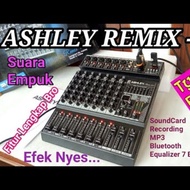 Mixer 8 Channel Ashley Remix 802 REMIX-802 Equalizer USB Bluetooth Re