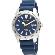 Citizen- Quartz Collection Citizen Quartz Mens Watch Stainless Steel Polyurethane Strap Casual Blue