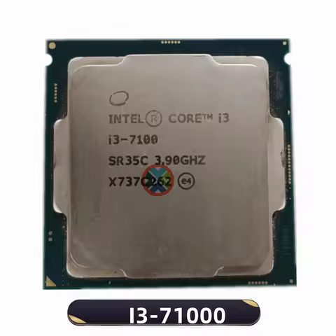 Core i3-7100 3.9 GHz Dual-Core Quad-Thread CPU 3M 51W LGA 1151 i3 7100