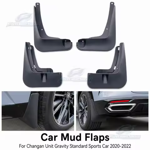 For Changan Unit Gravity Standard Sports Car Mud Flaps 2020-2022 Soft Rubber Fender Accessories for 
