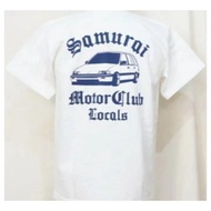 SAMURAI JEANS SAMURAI Car Club Short Sleeve T-Shirt Pure Cotton