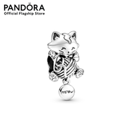 Pandora Silver Kitten and yarn ball sterling silver charm