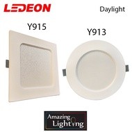 LED Downlight 12W 18W 4" 6" Slim Panel Daylight (Ledeon Y913 & Y915) Recessed Downlight Ceiling Amaz